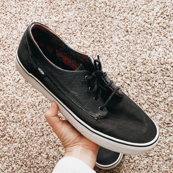 Vans Other - Black Leather Vans